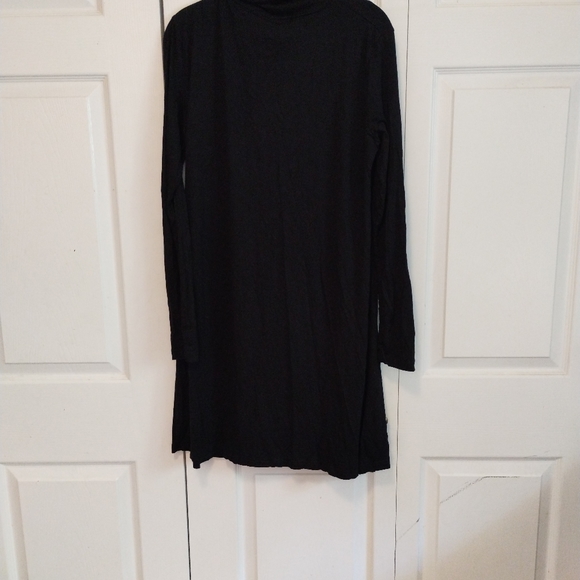 NWT midi black mock neck long sleeve dress - Picture 3 of 6